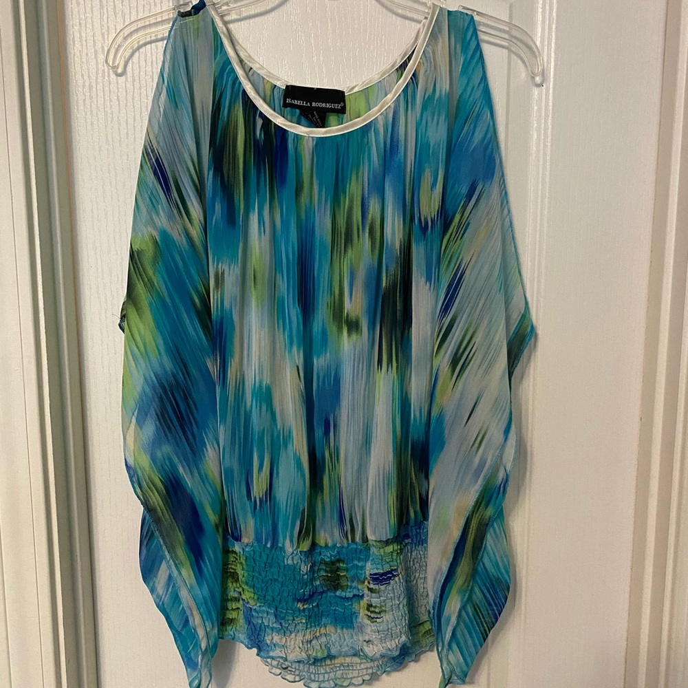 Green dress blouse